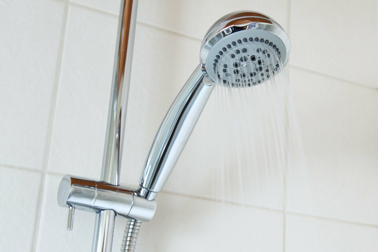 hot water shower